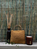 Bolso mostaza con asa Dorada