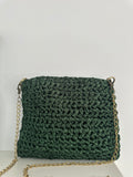 Raso verde satinado