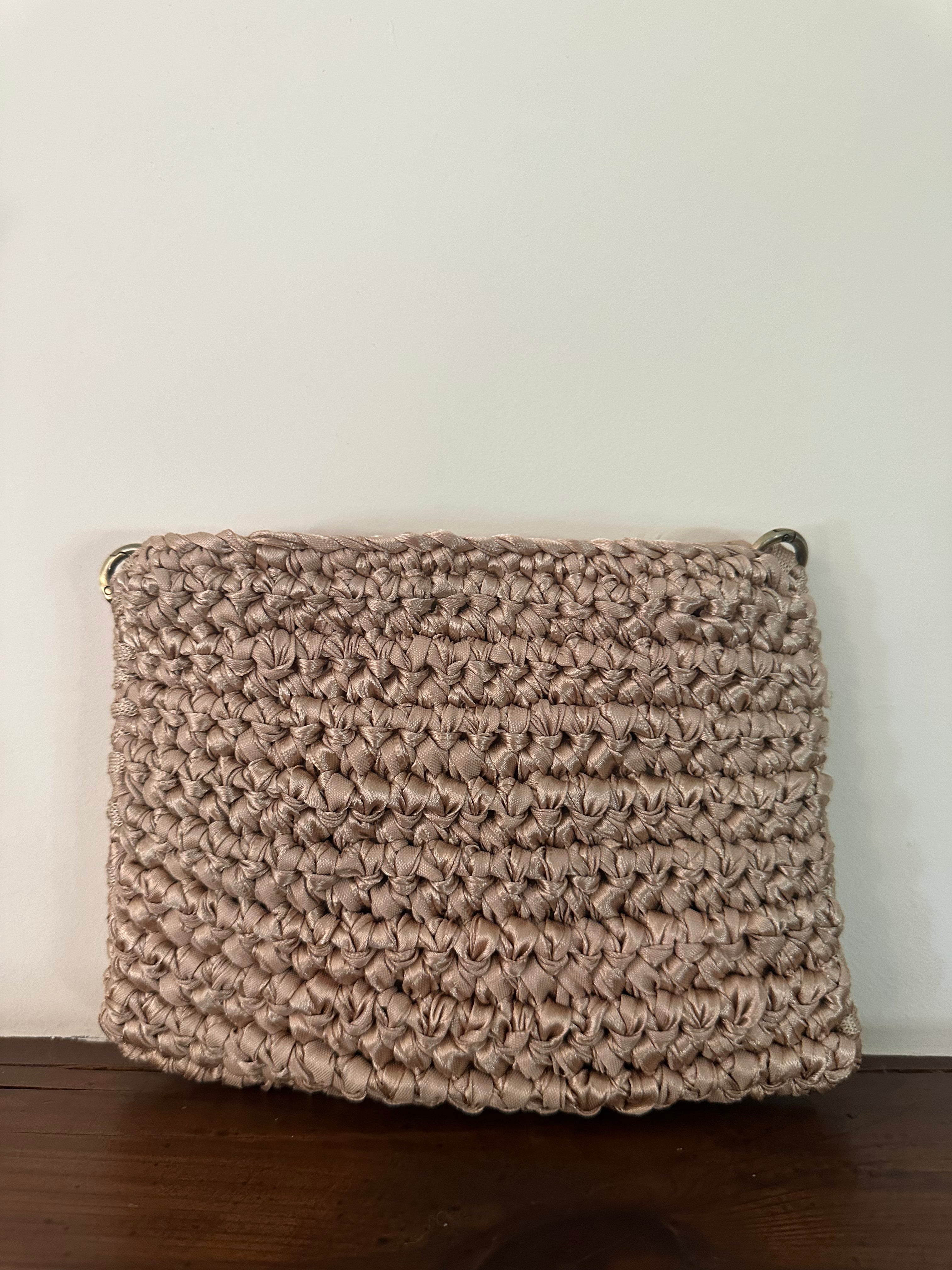 Bolso beige brillo